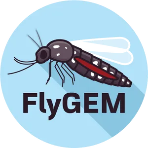 Stylized Mosquito Illustration PNG Image