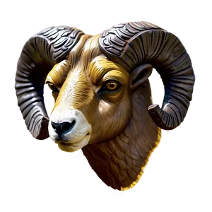 Stylized Ram Head Design Png Akf PNG Image