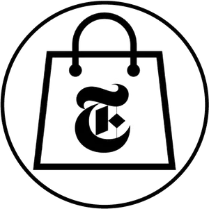 Stylized Shopping Bag Icon PNG Image