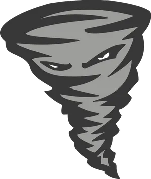 Stylized Tornado Graphic PNG Image