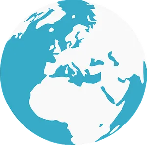 Stylized Vector Earth PNG Image