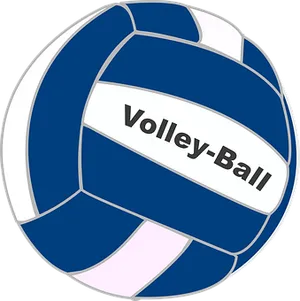 Stylized Volleyball Graphic PNG Image