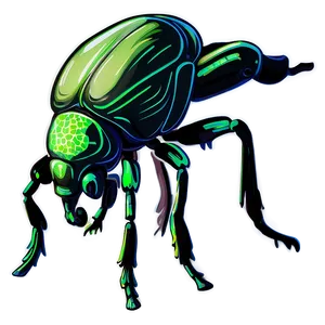 Stylized Weevil Drawing Png Xla PNG Image