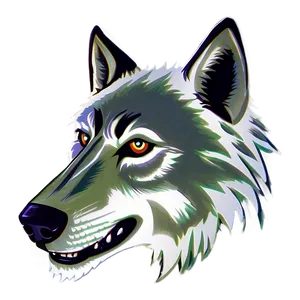 Stylized Wolf Head Logo Png Hax PNG Image