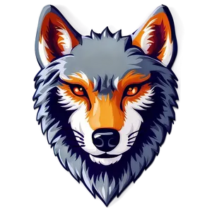 Stylized Wolf Head Logo Png Uqd PNG Image