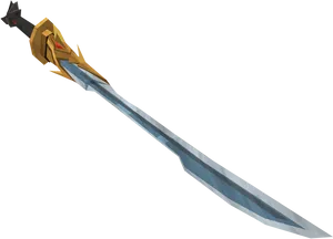 Stylized3 D Katana Render PNG Image