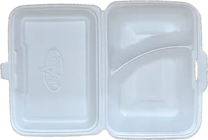 Styrofoam Takeout Container PNG Image