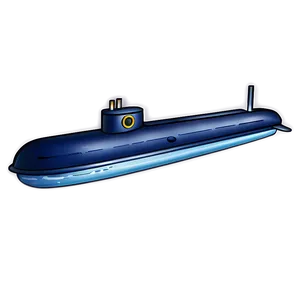 Submarine Illustration Png 70 PNG Image