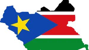 Sudanand South Sudan Map Overlay PNG Image