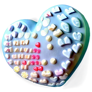 Sugar Candy Heart Png Mmx25 PNG Image