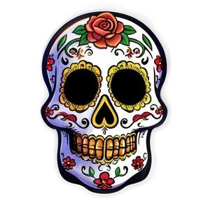 Sugar Skulls Day Of The Dead Png Ppv36 PNG Image