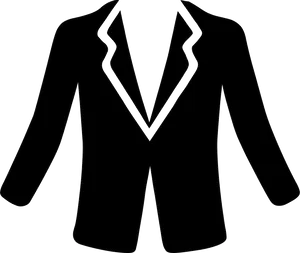 Suit Jacket Outline PNG