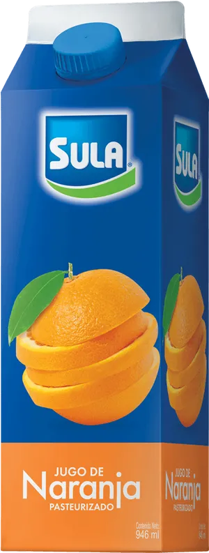 Sula Orange Juice Carton Packaging PNG Image