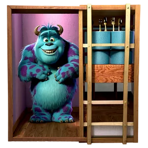 Sulley's Apartment Monsters Inc Png 94 PNG Image