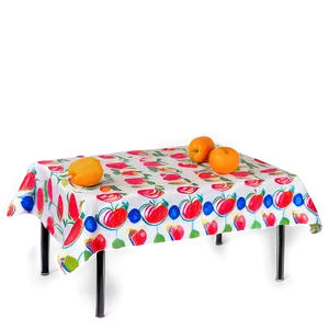 Summer Fruit Pattern Table Cloth Png Vjt PNG Image