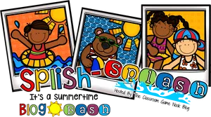 Summer Fun Blog Bash Cartoon PNG