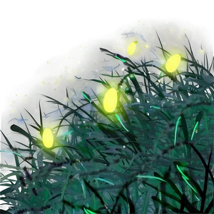 Summer Night Fireflies Png Hbi PNG Image