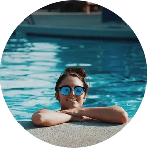 Summer Poolside Relaxation PNG