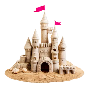 Summer Sandcastle Png Qvd PNG Image