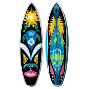 Summer Vibes Surfboard Png Rbr54 PNG Image