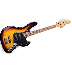 Sunburst Bass Guitar Png 06202024 PNG Image