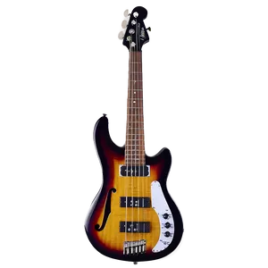 Sunburst Bass Guitar Png Wvt PNG Image