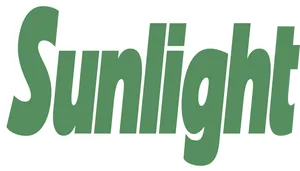 Sunlight Logo Green Text PNG Image