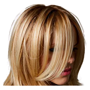 Sunny Blond Hair Highlights Png Aug55 PNG Image