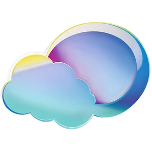 Sunny Cloud Vector Icon Png Qrf PNG Image