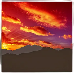 Sunset Clouds Silhouette Png 17 PNG Image