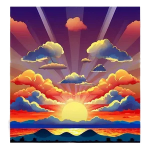 Sunset Clouds Silhouette Png 34 PNG Image