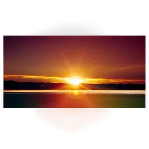 Sunset Glow Light Leak Overlay Png 4 PNG Image