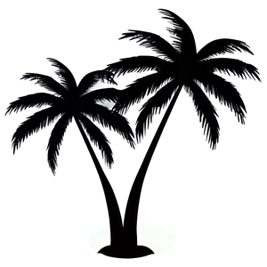 Sunset Palm Tree Silhouette Png Ndc PNG Image