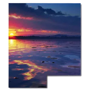 Sunset Reflection Png Who PNG Image