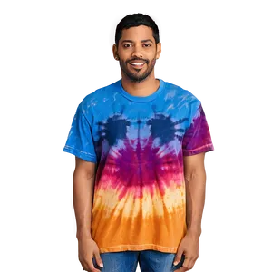 Sunset Tie Dye Shirt Png 06282024 PNG Image