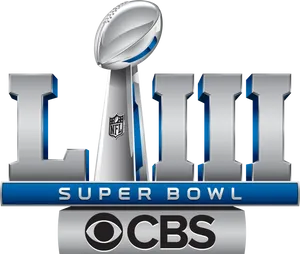 Super Bowl L I I I C B S Logo PNG Image