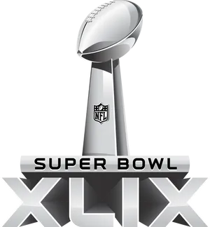 Super Bowl Trophy Illustration PNG Image