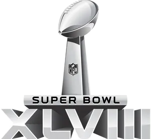 Super Bowl Trophy Illustration PNG Image