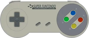 Super Funtendo Controller Vector PNG Image