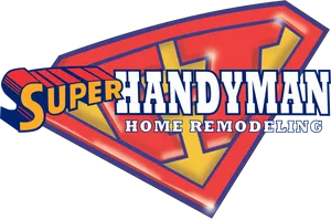 Super Handyman Home Remodeling Logo PNG Image