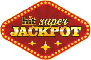 Super Jackpot Sign Illustration PNG Image