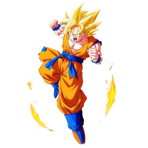 Super Saiyan 3 Goku Flying Png Cbu89 PNG Image