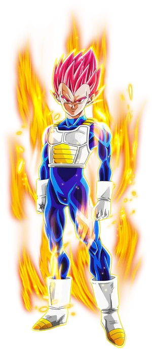 Super Saiyan Aura Character Illustration PNG Image