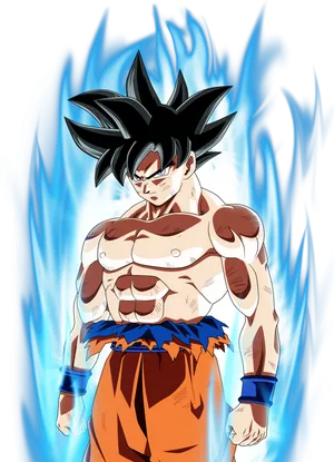 Super Saiyan Aura Energy PNG Image