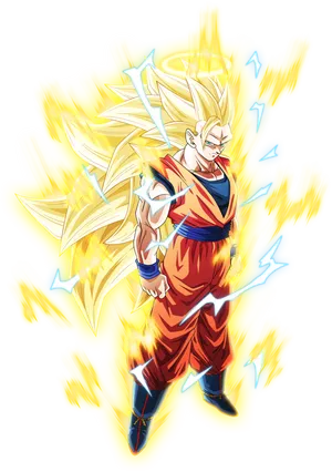 Super Saiyan Aura Illustration PNG Image