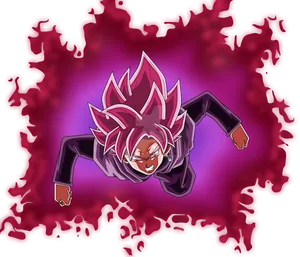 Super Saiyan Aura Illustration PNG Image