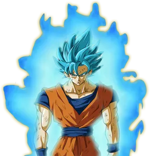 Super Saiyan Blue Aura Goku.png PNG Image