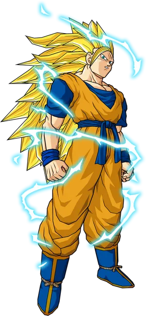 Super Saiyan Gohan Power Up PNG Image