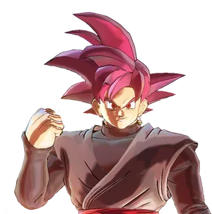 Super Saiyan Goku Power Stance PNG Image