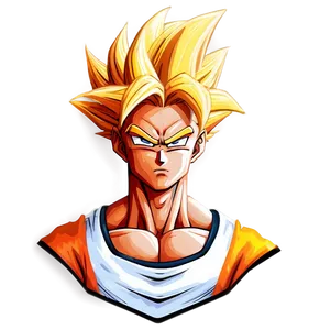 Super Saiyan Hair Png 49 PNG Image